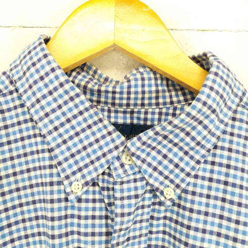 ラルフローレン RALPH LAUREN チャック柄 ポニー刺繍BD L/Sシャツ メンズ JPN:XXL