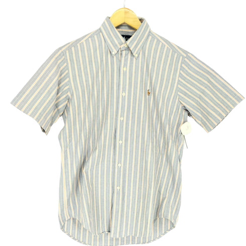 ラルフローレン RALPH LAUREN CLASSIC FIT ポニー刺繍BDストライプS/S シャツ メンズ JPN:M
