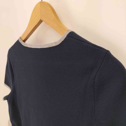 ブルックスブラザーズレッドフリース BROOKS BROTHERS REDFLEECE レーヨン混 ライン デザイン S/S ワンピース レディース import:S