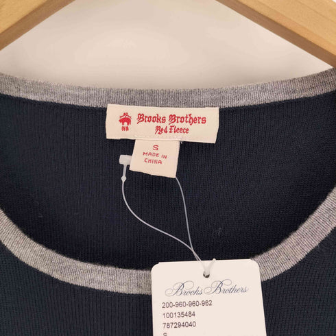 ブルックスブラザーズレッドフリース BROOKS BROTHERS REDFLEECE レーヨン混 ライン デザイン S/S ワンピース レディース import:S