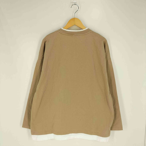 チャンピオン Champion ロゴ刺繍 レイヤード ロングスリーブ Tシャツ メンズ import:L