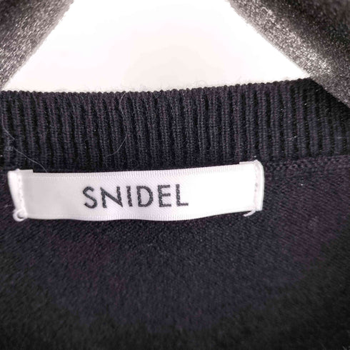 スナイデル snidel 23aw sustainable モチーフエンブロイダリーカーディガン レディース ONE SIZE