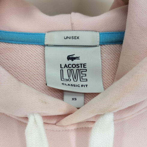 ラコステライブ Lacoste Live 22SS ソリッド スウェット パーカ ユニセックス レディース import:XS