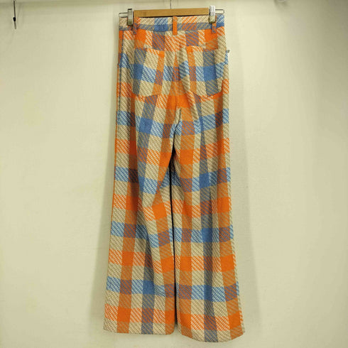 デプレ DES PRES 23ss ループヤーンライトツイード ソフトフレアパンツ レディース 34