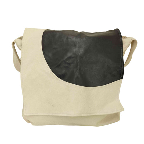 ADAPTART newspaper bag ニュースペイパーバッグ ショルダーバッグ アイボリー メンズ