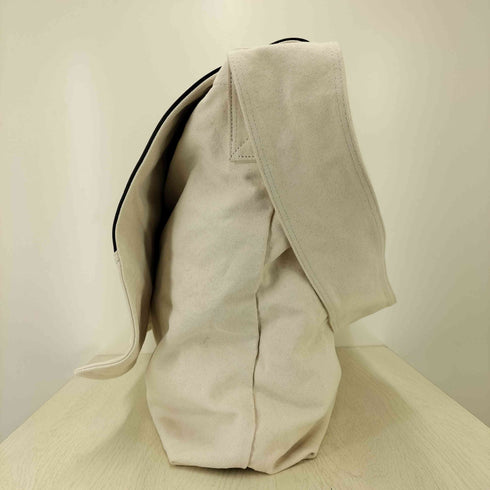 ADAPTART newspaper bag ニュースペイパーバッグ ショルダーバッグ アイボリー メンズ