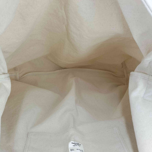 ADAPTART newspaper bag ニュースペイパーバッグ ショルダーバッグ アイボリー メンズ
