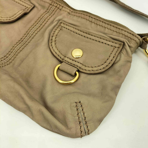 ビームス BEAMS TAMBU レザーハンドバッグ レディース