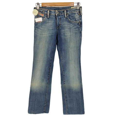 ディーゼルインダストリー Diesel Industry MADE IN ITALY ストレッチローライズパンツ レディース 25inch
