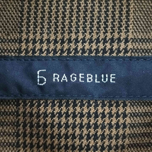 レイジブルー RAGEBLUE レギュラーカラー チェック シャツ メンズ JPN:L