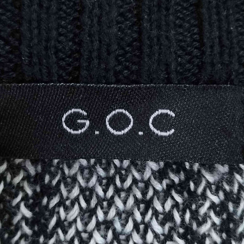 ジーオーシー G.O.C ビッグシルエットマルチジャガードカーディガン メンズ JPN:L