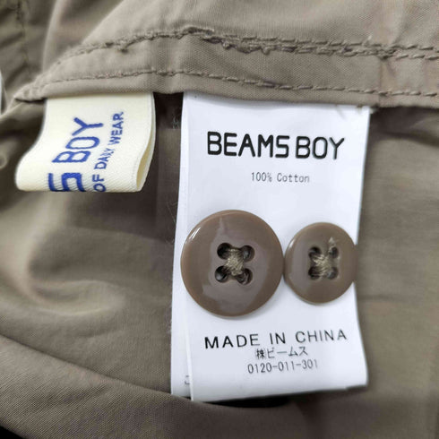 ビームスボーイ BEAMS BOY コットンタイプライターワークシャツ レディース FREE