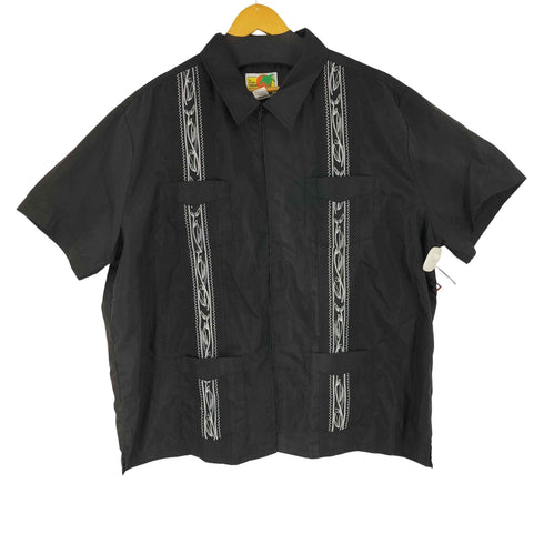 ドグァジャベーラ GUAYABERA ジップキューバシャツ メンズ XX