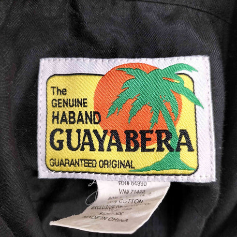 ドグァジャベーラ GUAYABERA ジップキューバシャツ メンズ XX