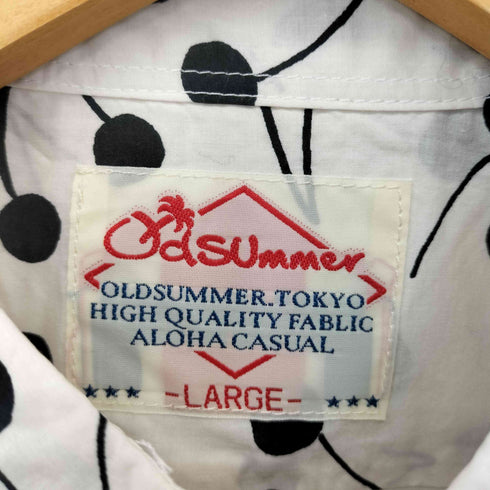 Old SUmmer 総柄 半袖シャツ メンズ L