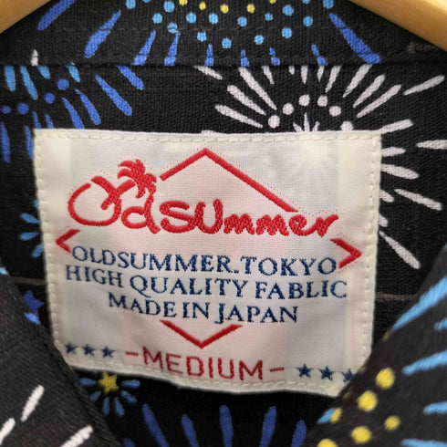 Old SUmmer 総柄 半袖シャツ メンズ M