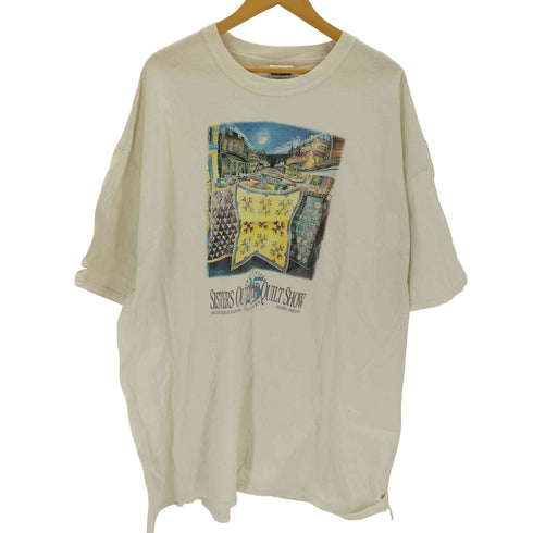 ヘインズ Hanes 00s プリントクルーネックカットソー メンズ XXXL