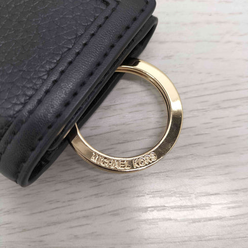 マイケルコース Michael Kors JET SET TRAVEL メタルロゴレザーキーケース レディース