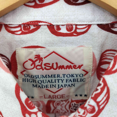 Old SUmmer 総柄 ロングスリーブシャツ メンズ L