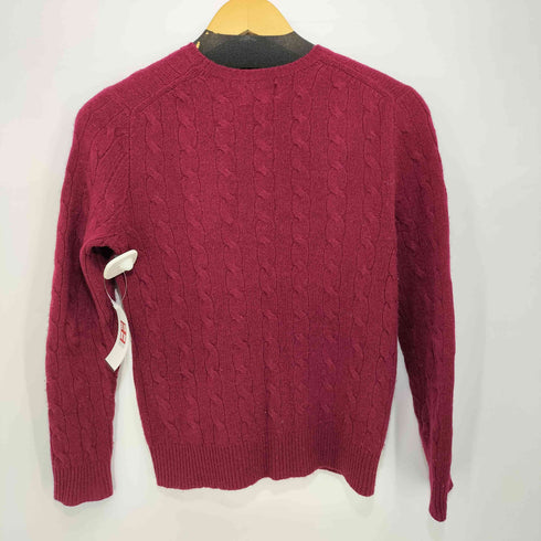 ポロラルフローレン POLO RALPH LAUREN ワンポイント刺繍ケーブルニットセーター メンズ M