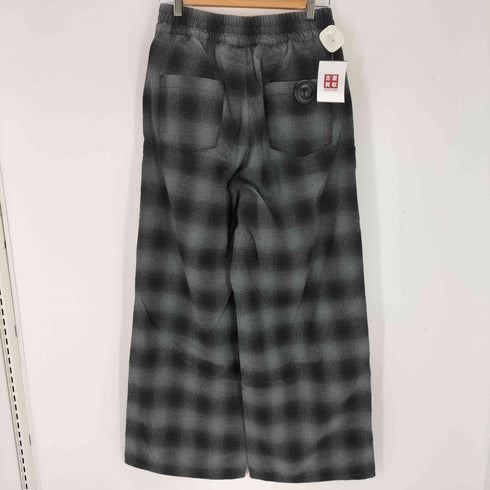 メゾンスペシャル MAISON SPECIAL Plaid Pattern Bicolor Denim Pants レディース JPN:38