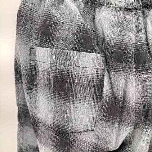 メゾンスペシャル MAISON SPECIAL Plaid Pattern Bicolor Denim Pants レディース JPN:38