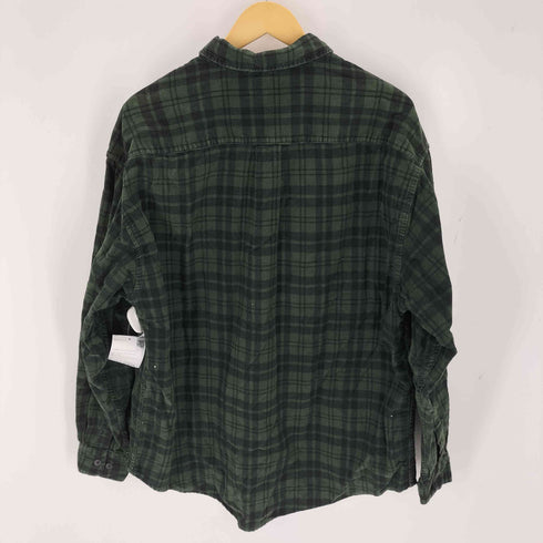 ギャップ Gap old 紺タグ コーデュロイチェックシャツ メンズ JPN:L
