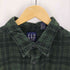 ギャップ Gap old 紺タグ コーデュロイチェックシャツ メンズ JPN:L