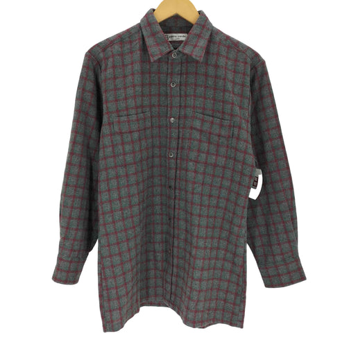 ピエールカルダン pierre cardin チャック柄 ネルシャツ メンズ