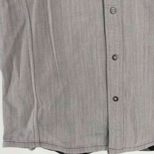 ジョセフアボード JOSEPH ABBOUD 1枚で2スタイリング リバーシブルストライプ シャツ メンズ import:L