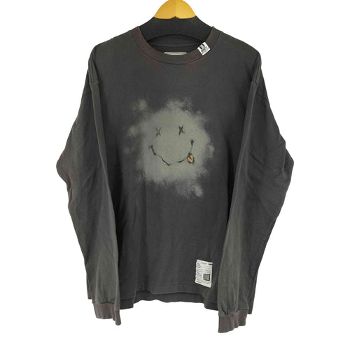 メゾンミハラヤスヒロ Maison MIHARA YASUHIRO DISTRESSED SMILY FACE PRINTED L/S TEE メンズ 44