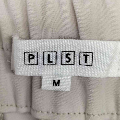プラステ PLST バックサテンストレッチ ベルト付きワイドパンツ レディース JPN:M
