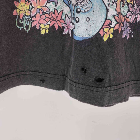 ザラ ZARA RIPPED T-SHIRT バンド ダメージTシャツ ヴィンテージ加工 メンズ