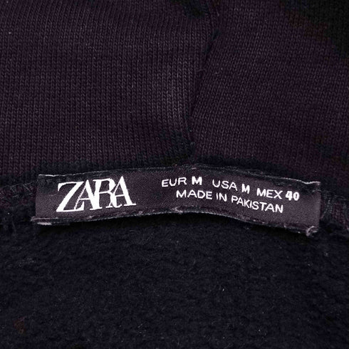 ザラ ZARA アシッドウォッシュフーディ メンズ JPN:M