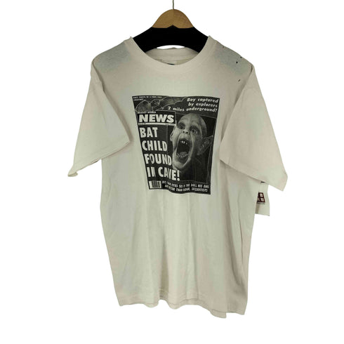 90s USA製 シングルステッチ ポスタープリントクルーネックTシャツ メンズ JPN:XL