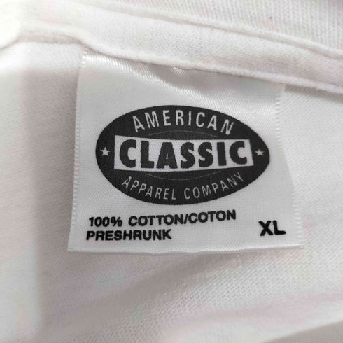 90s USA製 シングルステッチ ポスタープリントクルーネックTシャツ メンズ JPN:XL