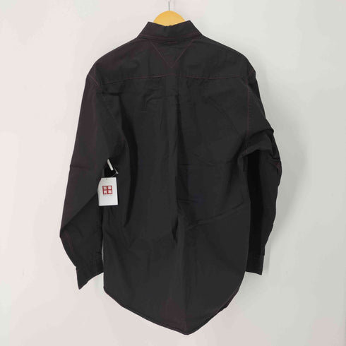 トミーヒルフィガー TOMMY HILFIGER ステッチデザインボタンダウンL/Sシャツ メンズ import:M