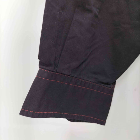 トミーヒルフィガー TOMMY HILFIGER ステッチデザインボタンダウンL/Sシャツ メンズ import:M