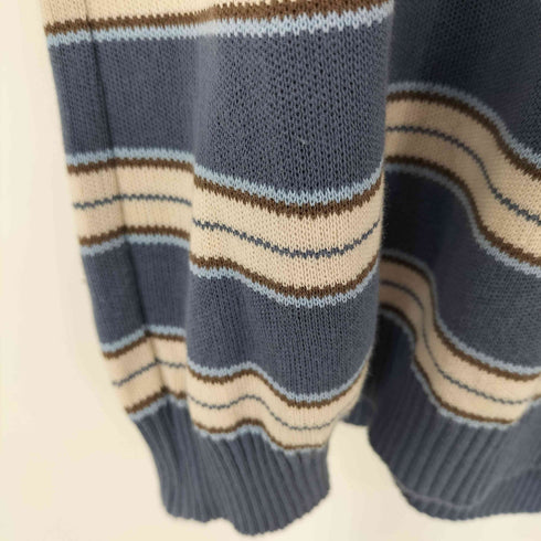RINASCENTE ボーダー コットンニットカットソー メンズ 46