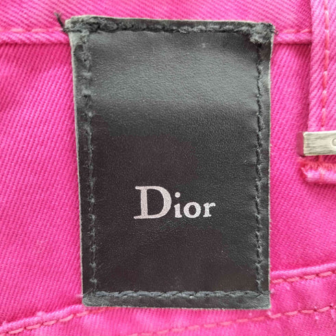 ディオール Dior 05SS エディ期 ボタンフライスキニーパンツ レディース 28
