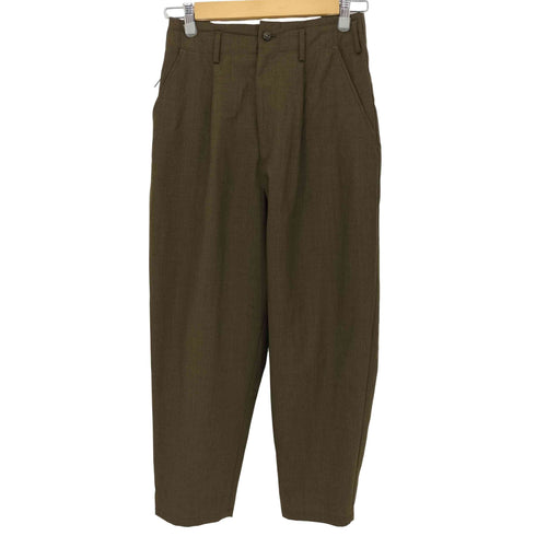 ワイズ Ys 1タックコクーンパンツ ウールスラックス レディース