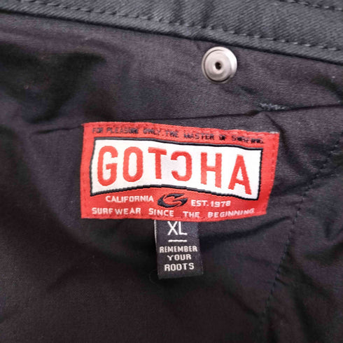 ガッチャ GATCHA サイドロゴ 革パッチ スキニー デニム パンツ メンズ JPN:XL
