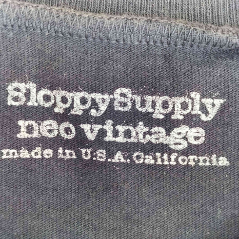 Sloppy Supply カリフォルニア クラックプリント クルーネックTシャツ メンズ JPN:M