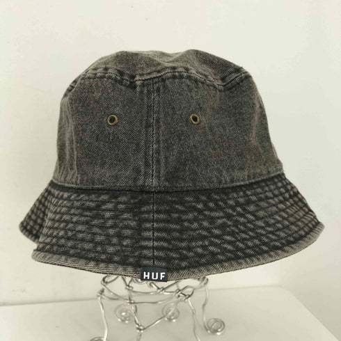 ハフ HUF DENIM SCRIPT BUCKET HAT メンズ L/XL
