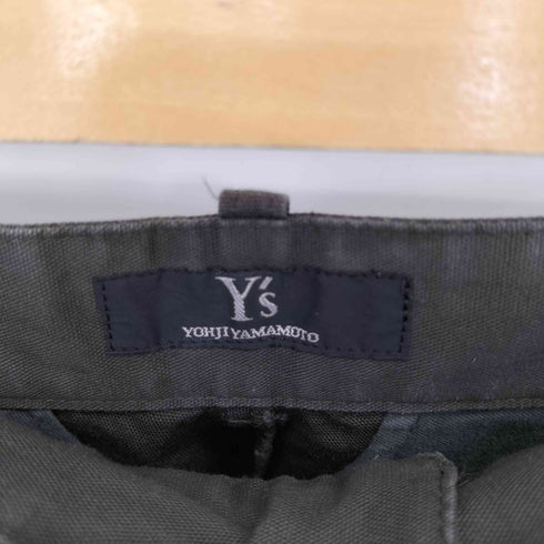 ワイズ Ys デザインポケットワイドクロップドチノパンツ レディース JPN:2
