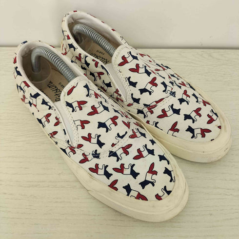 メゾンキツネ MAISON KITSUNE FOX PRINT SLIP-ON スリッポン レディース JPN:23
