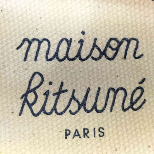 メゾンキツネ MAISON KITSUNE FOX PRINT SLIP-ON スリッポン レディース JPN:23