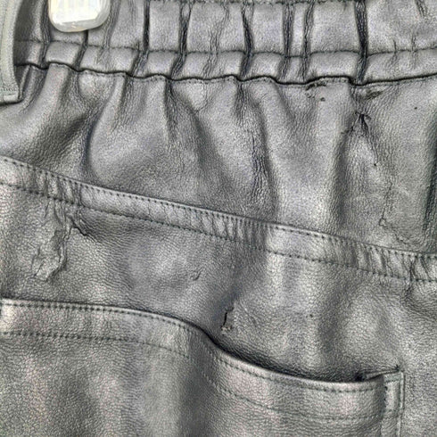 ノーアイディー NO ID. 24AW シンセティックレザーワイドフレアパンツ メンズ JPN:1