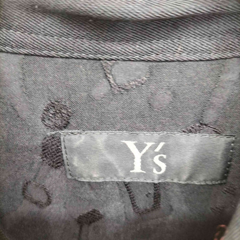 ワイズ Ys 1993AW 模様柄 レギュラーカラー比翼シャツ メンズ
