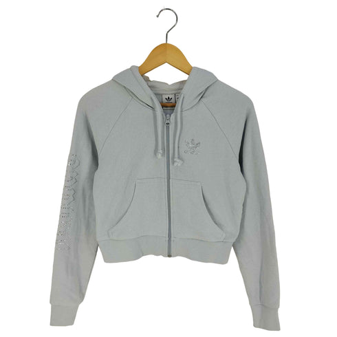 アディダスオリジナルス adidas Originals LUXE CROPPED TRACK TOP クロップド ジップアップパーカー レディース JPN:M